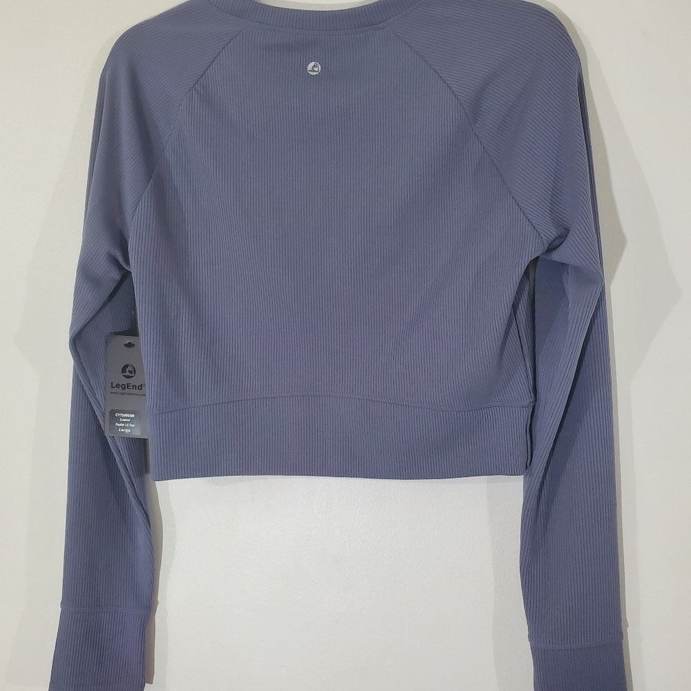 YOGA Athletic Crooped Top NWT Size Large - Picture 4 of 8